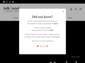 bdkmint.com homepage screenshot