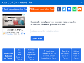 'cascoronavirus.fr' screenshot