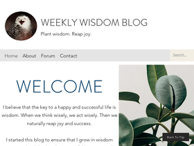 weeklywisdomblog.com