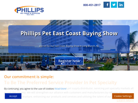 'phillipspet.com' screenshot