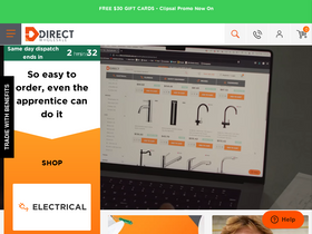 'directwholesale.com.au' screenshot
