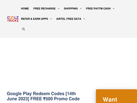 'coolztricks.com' screenshot