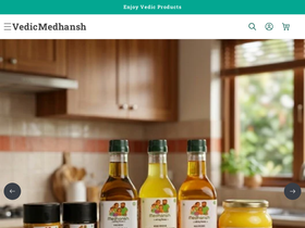 vedicmedhansh.com homepage screenshot