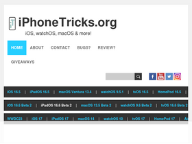 'iphonetricks.org' screenshot