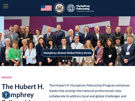 'humphreyfellowship.org' screenshot