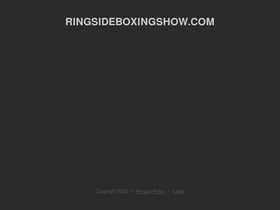 ringsideboxingshow.com
