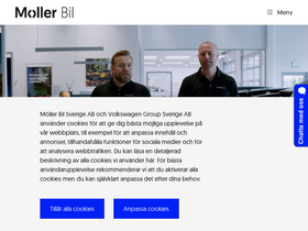 'mollerbil.se' screenshot