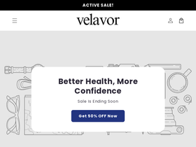 velavor.com homepage screenshot
