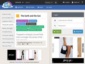 'fimfiction.net' screenshot