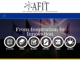'afit.edu' screenshot