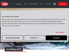 'christianaid.org.uk' screenshot