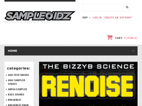 sampleoidz.com homepage screenshot