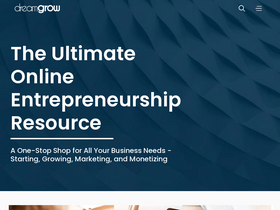 'dreamgrow.com' screenshot