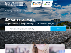 'flow.apcoa.no' screenshot