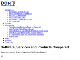 'dontdisappoint.me.uk' screenshot