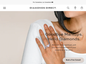 DIAMONDS DIRECT® website screenshot