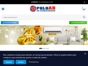'poloar.com.br' screenshot