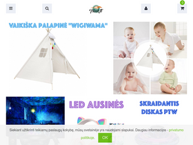 'trenk.lt' screenshot