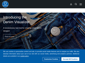 'coats.com' screenshot