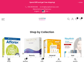 Luxor Pharmacy🦋 homepage screenshot