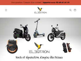 eleqtron.fr homepage screenshot