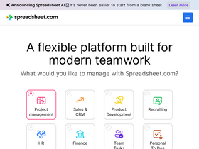 'spreadsheet.com' screenshot