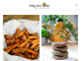 'ladyleeshome.com' screenshot