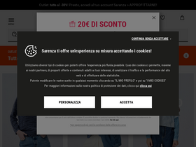 'sarenza.it' screenshot