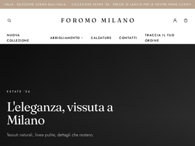 foromo-milano.com homepage screenshot