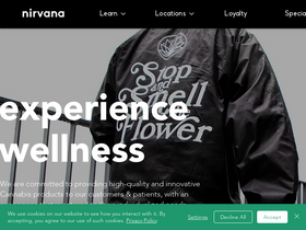 'nirvanacenter.com' screenshot