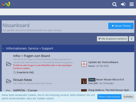'nissanboard.de' screenshot
