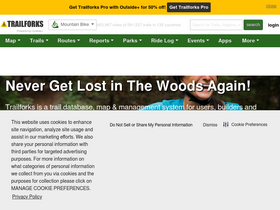Trailforks navigation online
