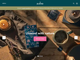 'pukkaherbs.com' screenshot