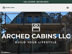 archedcabinsllc.com