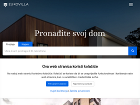 'eurovilla.hr' screenshot
