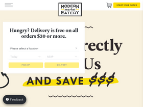 'modernmarket.com' screenshot