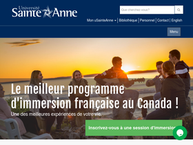'usainteanne.ca' screenshot