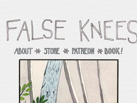 'falseknees.com' screenshot