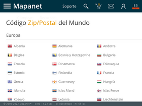 'mapanet.eu' screenshot
