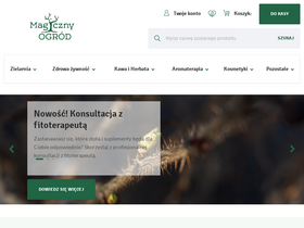 'magicznyogrod.pl' screenshot