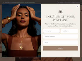 'satyajewelry.com' screenshot