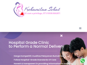 'kehamilansehat.com' screenshot