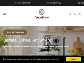 velinbrew.com homepage screenshot