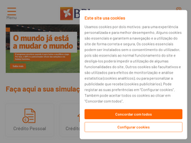 'bancobpi.pt' screenshot