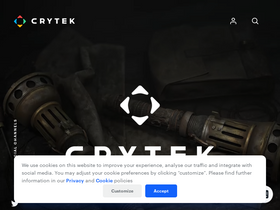 'crytek.com' screenshot