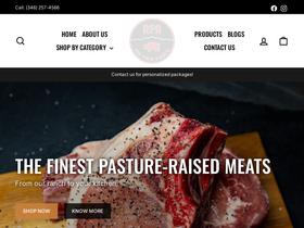 redfieldranchtx.com homepage screenshot