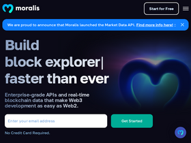 'moralis.io' screenshot