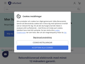 'refurbed.se' screenshot