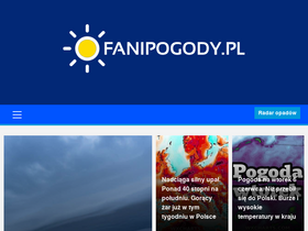 'fanipogody.pl' screenshot