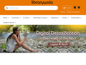 'librarywala.com' screenshot